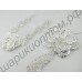 Набор (подвеска + браслет) silver Big flower jewelry set